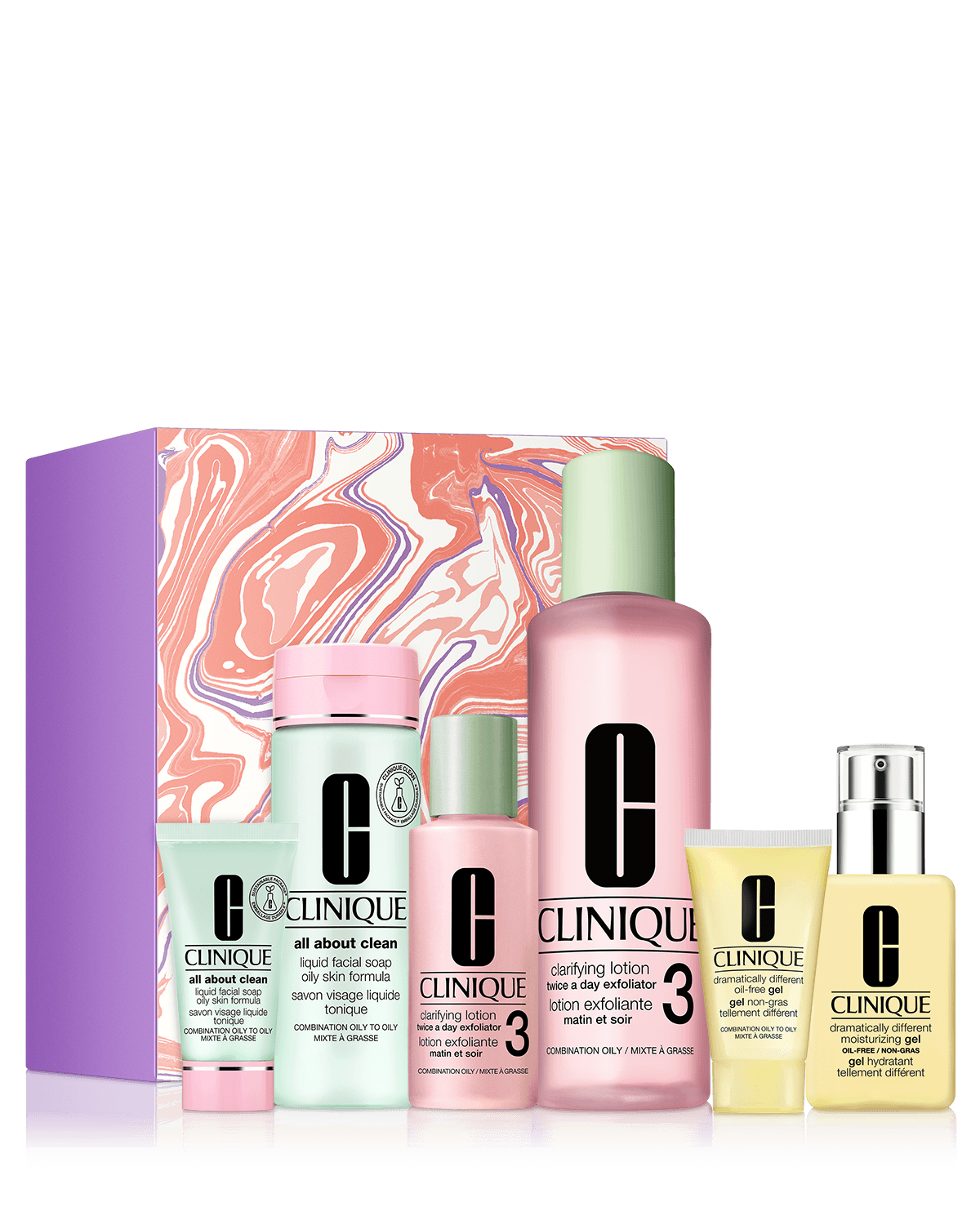 Coffret Basic 3 Temps - peaux mixtes à grasses
