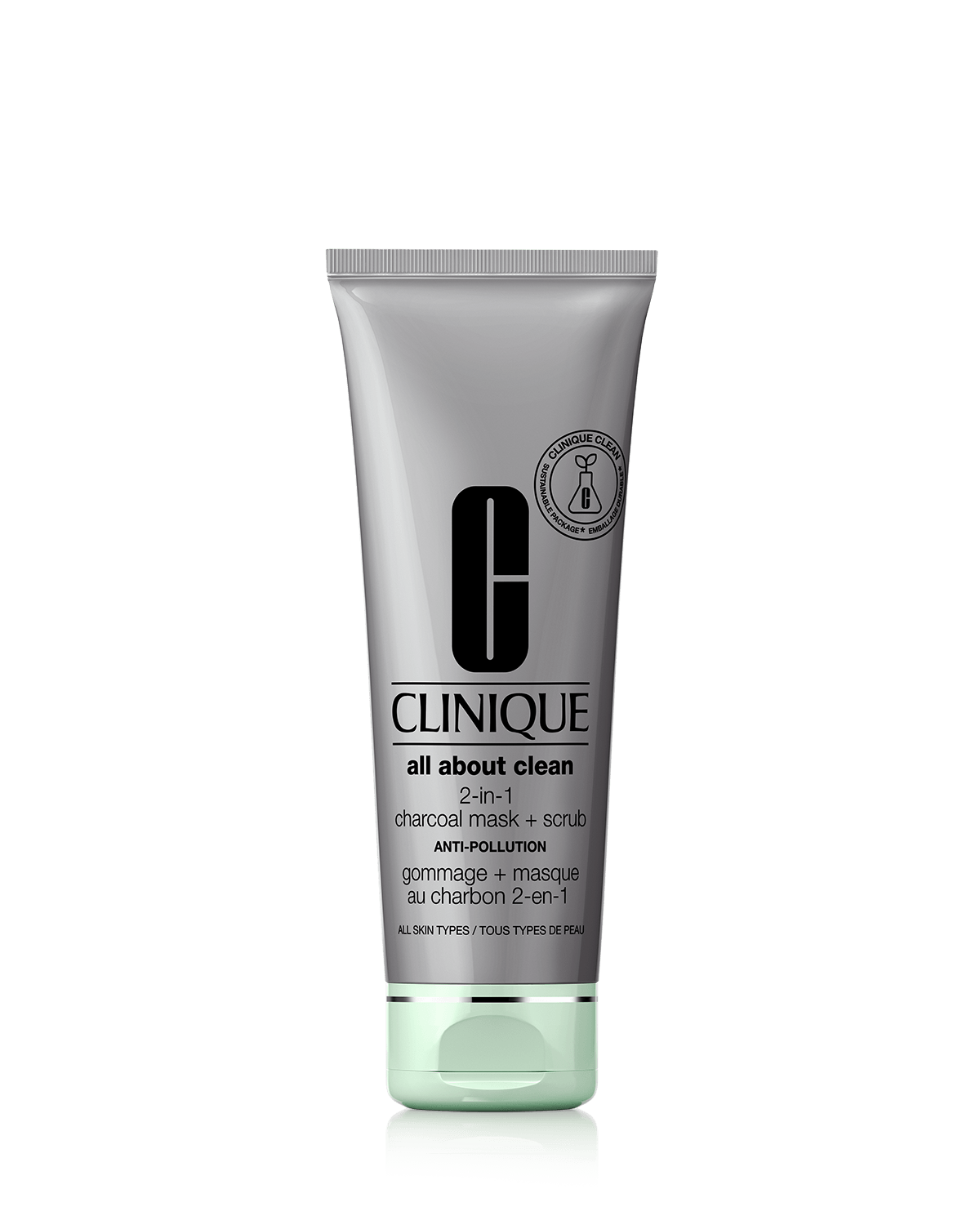 All About Clean Gommage + Masque Au Charbon 2-en-1