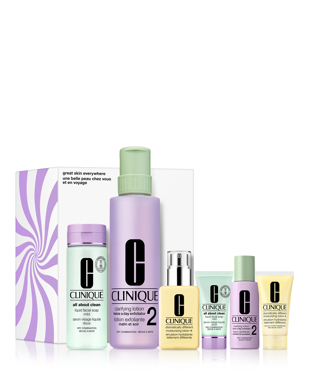 Coffret Basic 3 Temps - Peaux Mixtes à Grasses