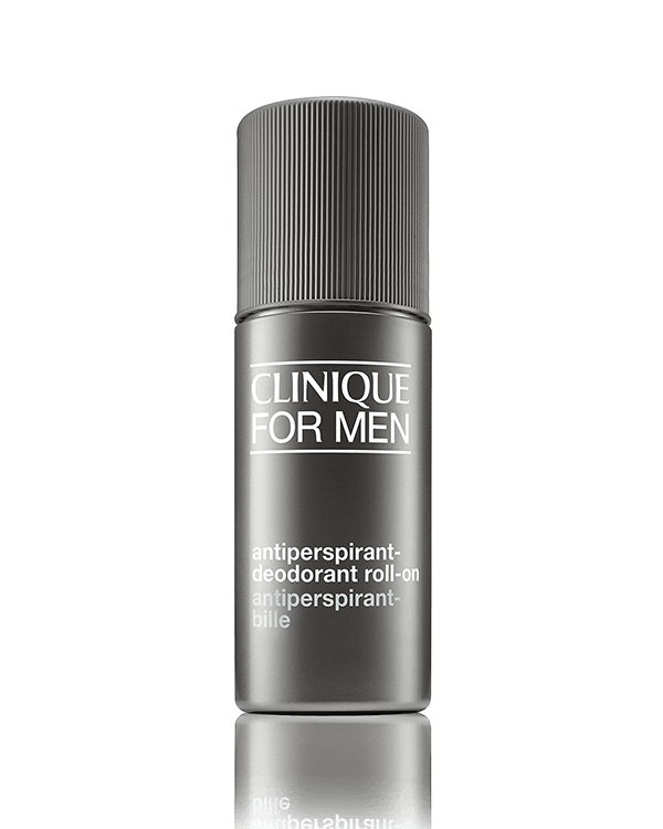 Clinique for Men™ Déodorant Roll-On Anti-Transpirant, Ce déodorant à bille laisse une sensation de fraîcheur et neutralise les mauvaises odeurs.