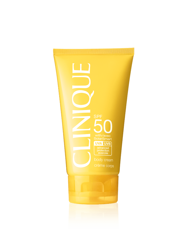 Clinique Sun™ Crème Solaire Corps SPF 50, &lt;P&gt;La technologie innovante SolarSmart™ garantie une protection optimale et durable pour préserver la peau des effets néfastes du soleil. &lt;/P&gt;&lt;BR&gt;