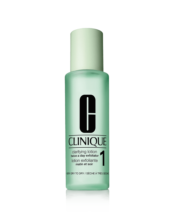 Lotion Exfoliante 1 - Peaux Très Sèches à Sèches, Cette lotion exfoliante douce pour les peaux très sèches élimine les impuretés. Prépare la peau pour une hydratation optimale - la peau exfoliée est plus réceptive à l&#039;hydratation et aux produits de soin. Développée par des dermatologues.