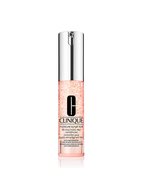 Moisture Surge Eye™ Concentré Yeux Hydro-réimprégnant 96h, Un gel-eau ultra léger qui hydrate, défatigue et illumine le contour des yeux. Procure 96h d&#039;hydratation continue.