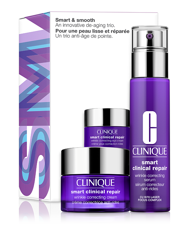 Coffret Smart &amp; Smooth, Un trio anti-âge de pointe.