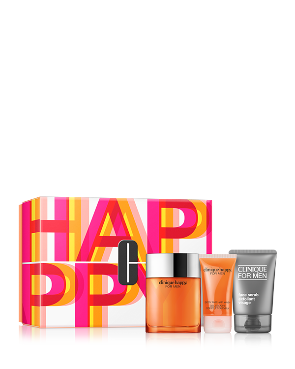 Coffret Happy For Him, Le coffret Clinique Happy™ For Men fera le bonheur de tous les hommes.