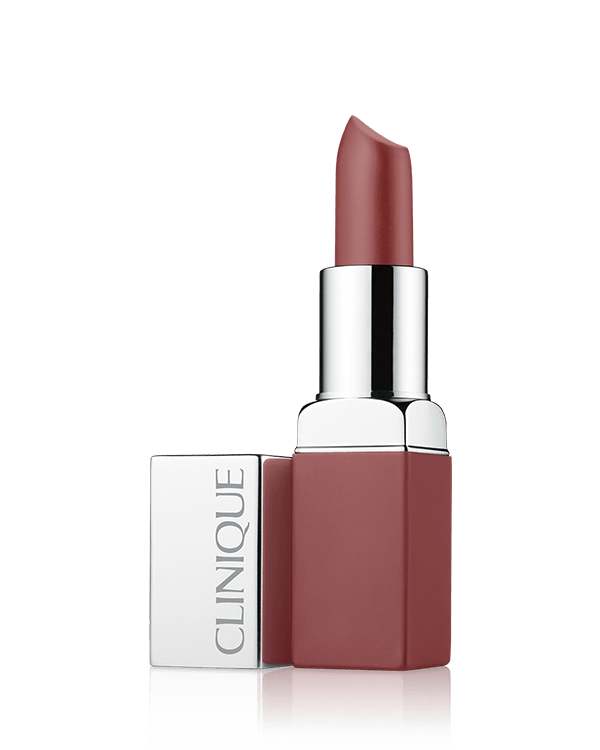 Clinique Pop™ Rouge Mat + Base Lissante 2-en-1, La révolution du Mat. L&#039;intensité d&#039;un mat et le confort d&#039;un baume.